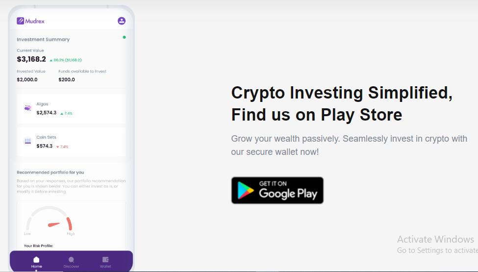 Mudrex Crypto Investing Simplified