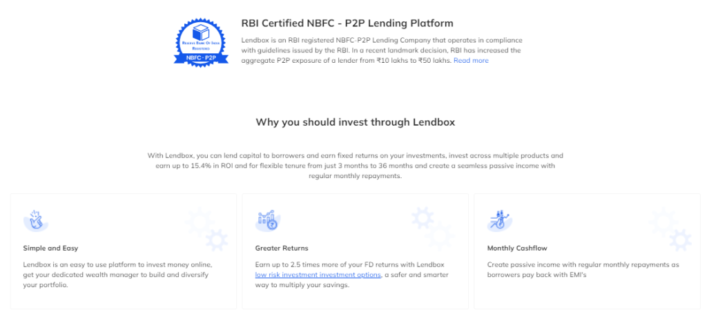 Why you should invest through Lendbox