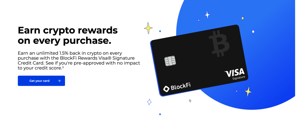 Tarjeta de crédito BlockFi