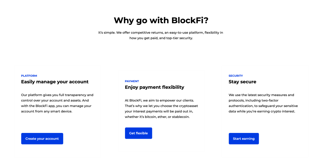 Why to Choose BlockFi