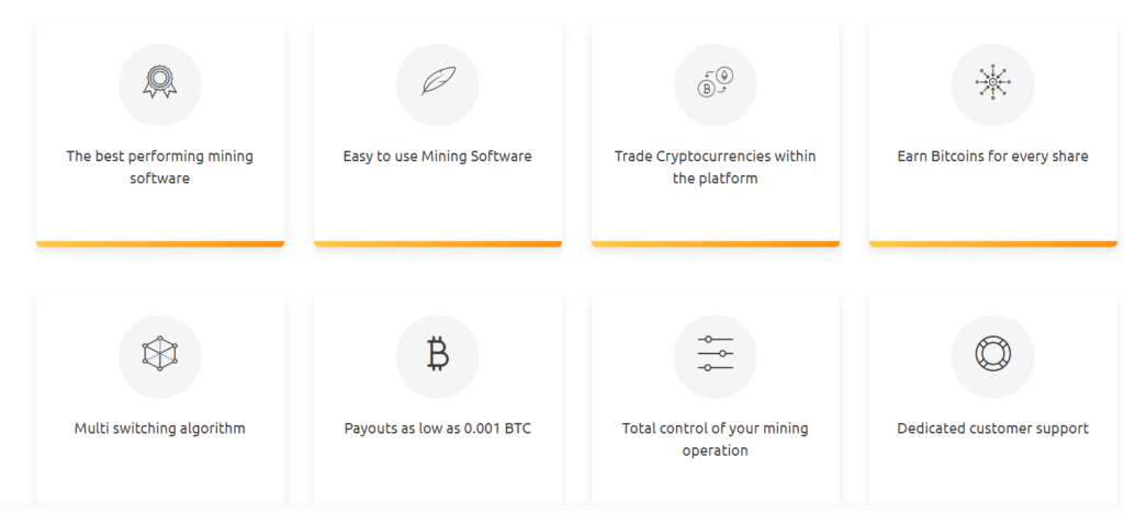 NiceHash overview features 
