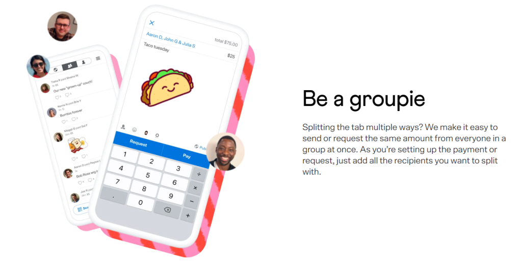 venmo split bill