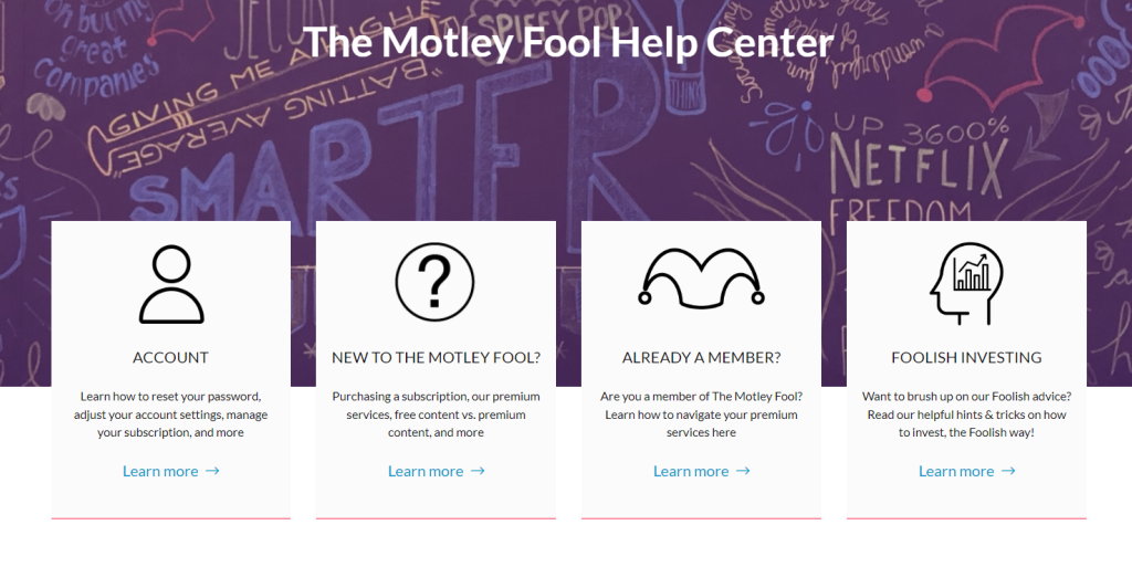 The Motley Fool Help Center