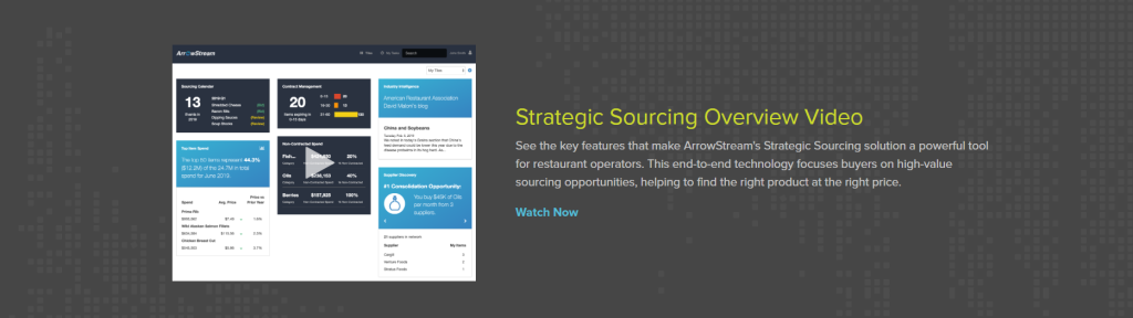 ArrowStream Strategic Sourcing