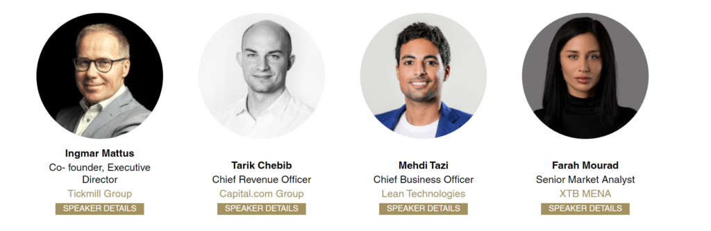 Sesiones de oradores de iFX EXPO Dubái