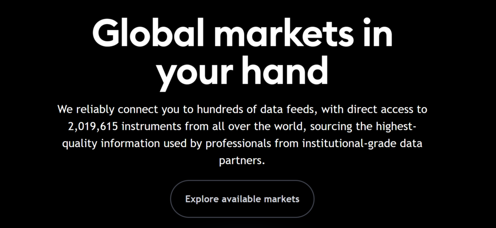 Global market in your hands