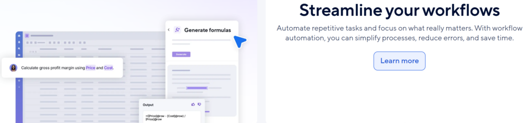 Streamlines your workflow